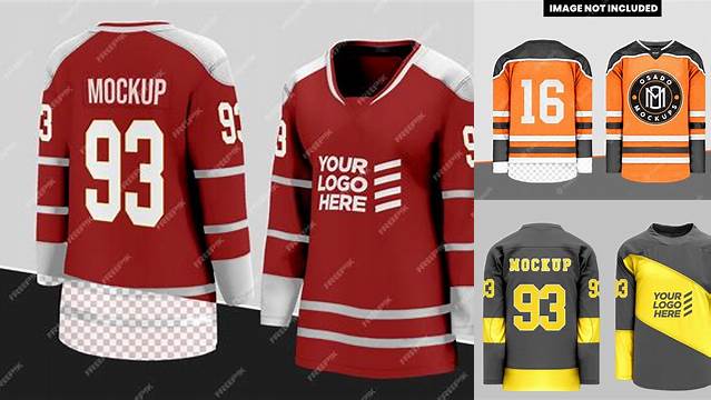 616+ Hockey Jersey Mockup Psd Free Easy Editable