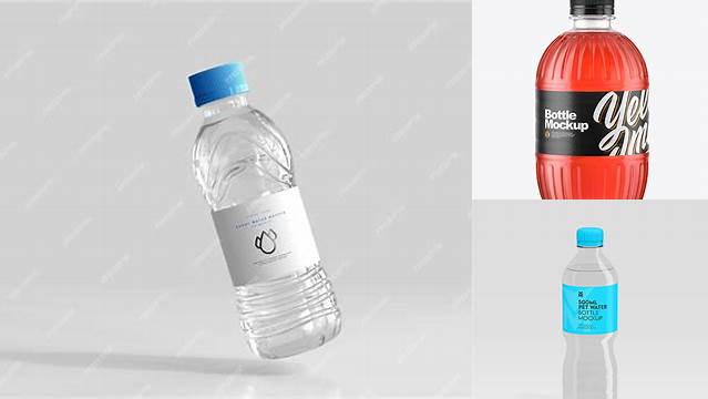 6161+ 500ml Bottle Mockup Customizable PSD Templates