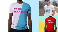 6172+ Sublimation T Shirt Mockup Photoshop Freebie