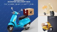 6178+ Delivery Bike Mockup PSD Free Download