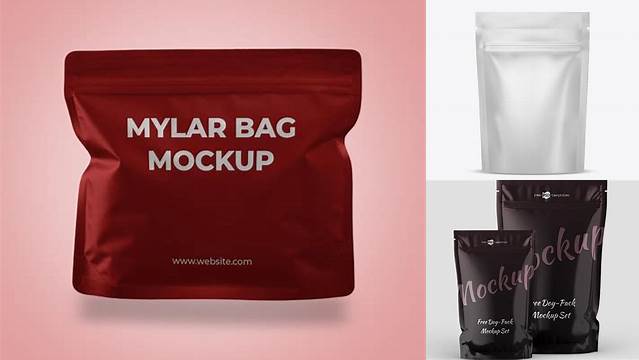 6185+ Mylar Bag Template Psd Photoshop Freebie