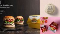 6188+ Burger Mockup Free Custom Mockup PSD for Free