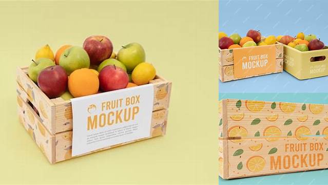 6193+ Fruit Box Mockup Free Smart PNG Image