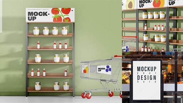 6199+ Free Supermarket Mockup Creative Design File