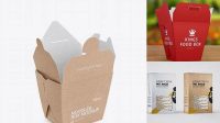 6206+ Rice Box Mockup Free Best for Showcase