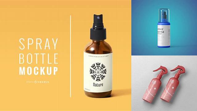 6212+ Spray Bottle Mockup Free Editable PSD File