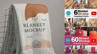 6215+ Blanket Mock Up Free Creative Design