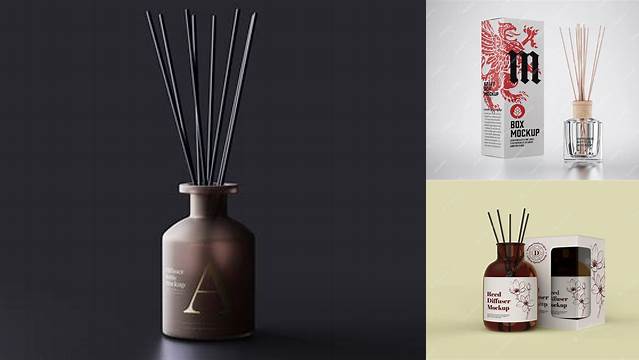 6222+ Reed Diffuser Mockup Free Easy Editable