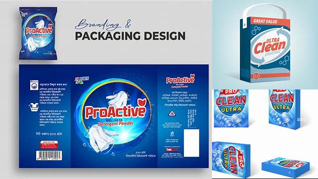 6230+ Detergent Powder Packaging Design Psd Best for Showcase