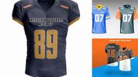 6233+ American Football Jersey Mockup PSD Download