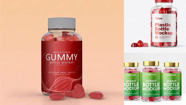 6236+ Gummy Mockup PSD Download