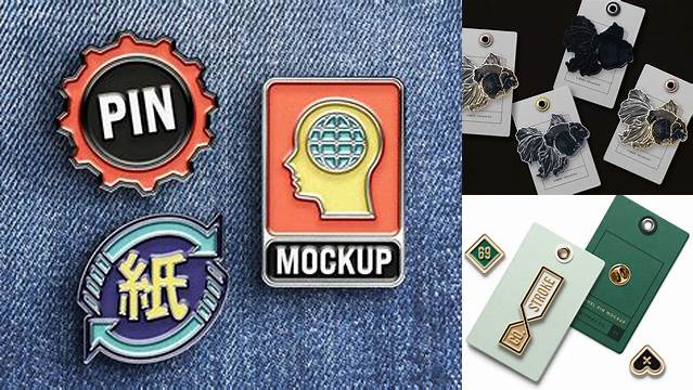 6237+ Logo Enamel Pin Mockup Vk For Free Download