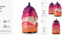 6239+ Chicken Bag Mockup Elegant Photoshop Mockup