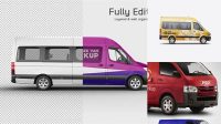 6240+ Passenger Van Mockup Smart Layer PSD