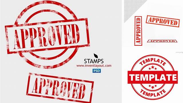 6241+ Stamp Template Psd Easy-to-Edit PSD