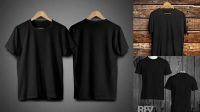 6251+ Mockup Kaos Hitam Polos Hd Best for Showcase