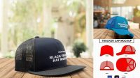 6254+ Trucker Hat Mockup For Free Download