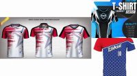 6261+ Sublimation T Shirt Template Psd Layered PSD File