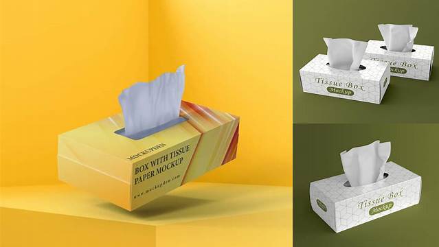 6268+ Mockup Tissue Paper Professional PSD Template