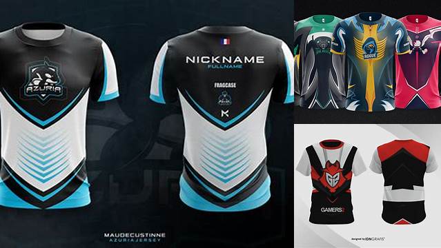 6278+ Mockup Jersey Esport Cdr Customizable Design Files