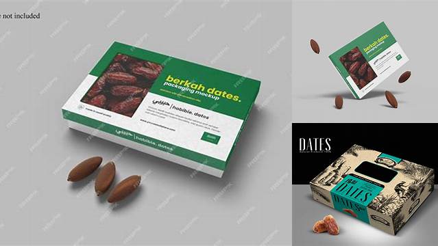 6283+ Dates Packaging Mockup PSD Download