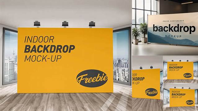 6291+ Backdrop Mockup Smart Layer PSD