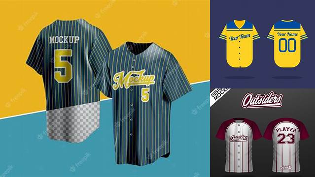 6291+ Mockup Baseball Jersey Creative Design File