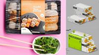 6301+ Sushi Box Mockup Free PSD Mockup Resource