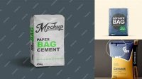 6306+ Cement Bag Mockup Free PSD