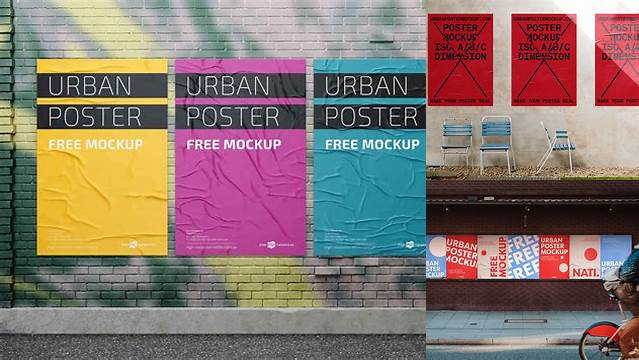 6306+ Free Urban Poster Mockup Download Free