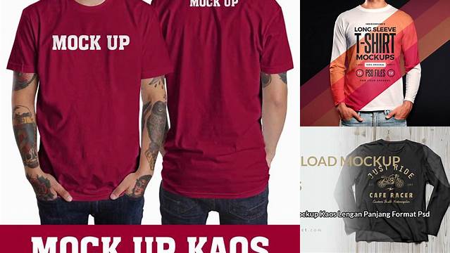 6311+ Mockup Kaos Panjang Creative Digital PSD Download