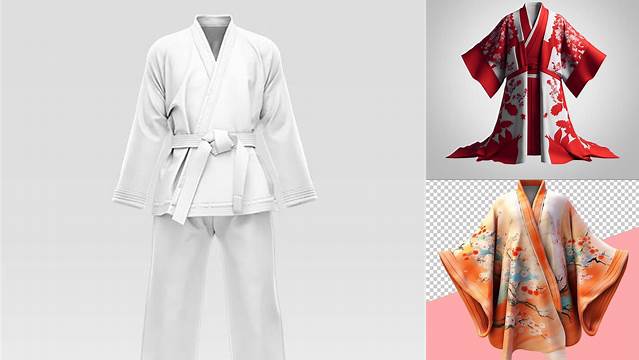 6312+ Mockup Kimono Customizable PSD Templates