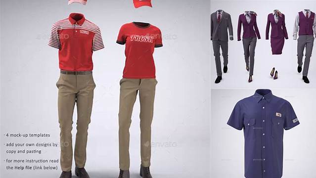 6320+ Free Uniform Mockup High-Quality PSD