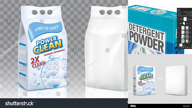 6323+ Detergent Powder Mockup Free Include TIFF