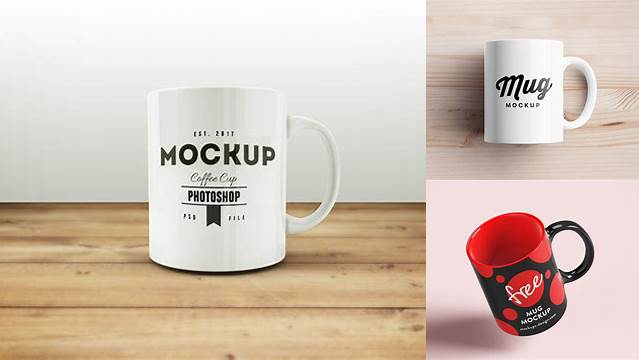 6328+ Mug Animated Mockup Free Photoshop Mockup Design