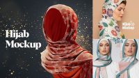 6329+ Hijab Mockup Psd Premium Design Freebie