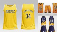 6330+ Basketball Uniform Mockup Free Download Easy Editable