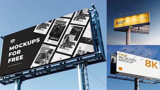 6330+ Billboard Mockup Free Download Free PSD