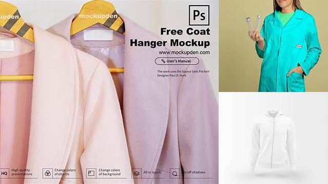 6331+ White Coat Mockup Stylish Free PSD