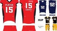 6337+ American Football Uniform Mockup Easy Editable