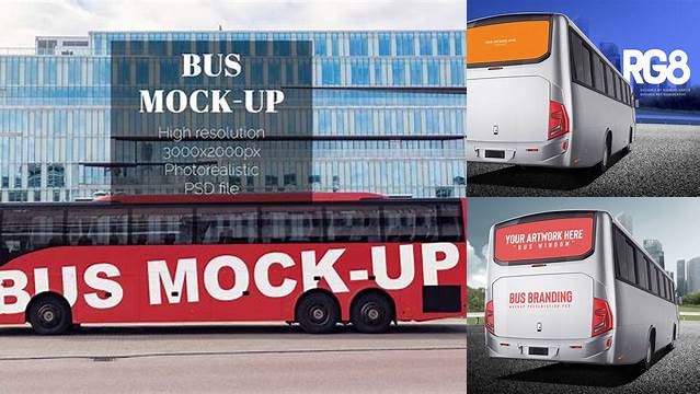 6337+ Back Bus Mockup Digital Download