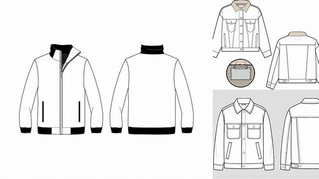 6338+ Trucker Jacket Mockup Best for Showcase