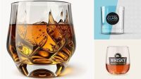 6339+ Whiskey Glass Mockup Easy Editable