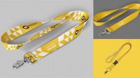 6340+ Lanyard Mockup Free Psd Smart Object PSD