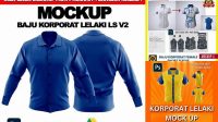 6351+ Baju Korporat Mockup PSD Free Download