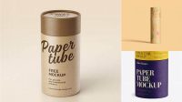 637+ Paper Tube Mockup Free Download Best for Showcase