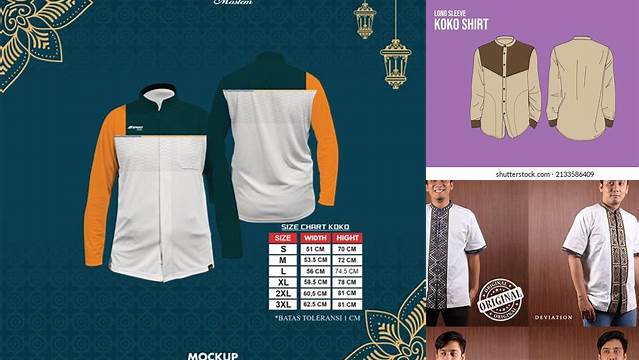 6370+ Mock Up Baju Koko Best for Showcase