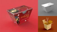 6372+ Chinese Food Box Mockup Layered Photoshop Template