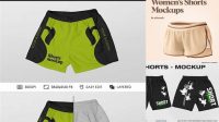 6374+ Biker Shorts Mockup PSD Free Download