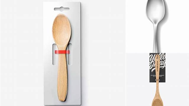 638+ Spoon Mockup Smart PNG Image